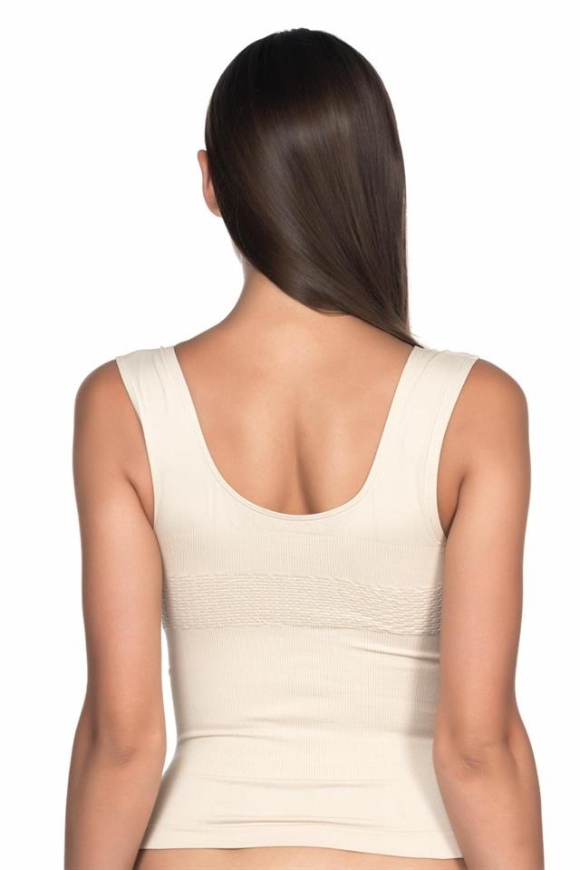 Kademeli Kompresyonlu Toparlayıcı Atlet Korse Emay 5012 - Ten