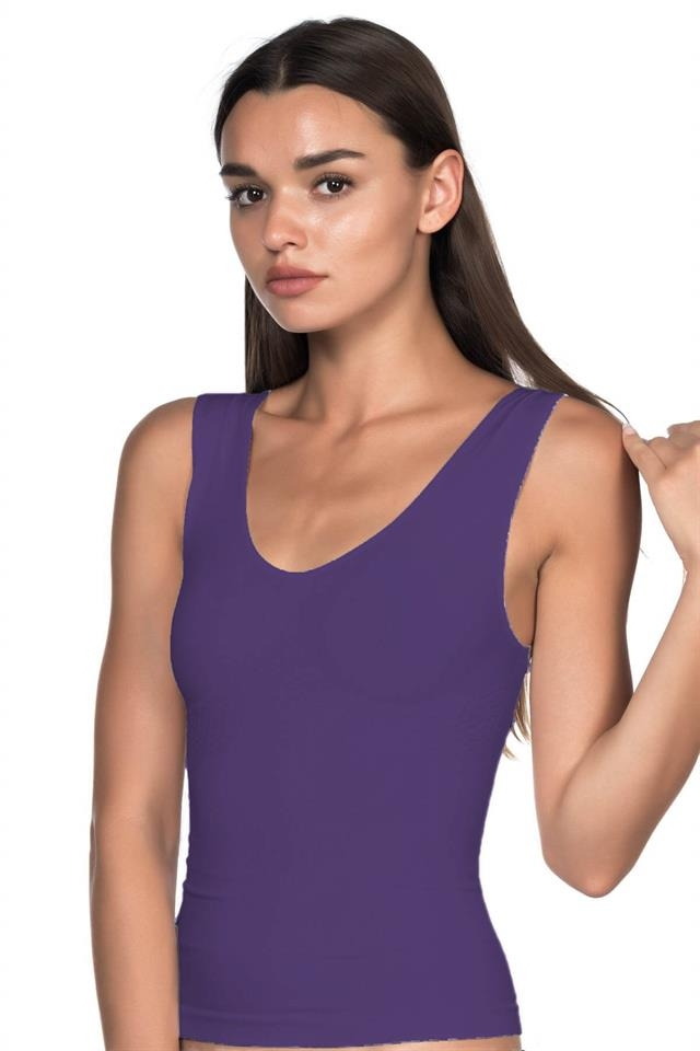 Kademeli Kompresyonlu Toparlayıcı Atlet Korse Emay 5012 - Mor