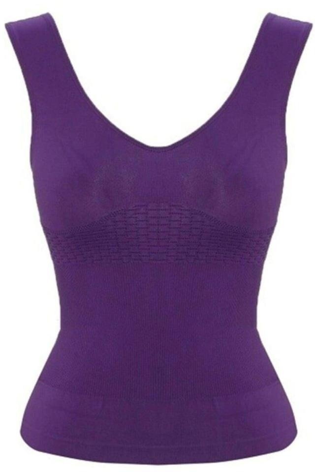 Kademeli Kompresyonlu Toparlayıcı Atlet Korse Emay 5012 - Mor