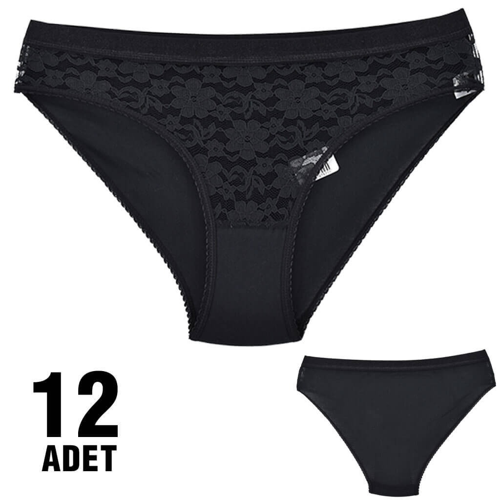 Tutku Pamuklu Yüksek Bel Bikini Külot Tutku 0725 - Görsel 2