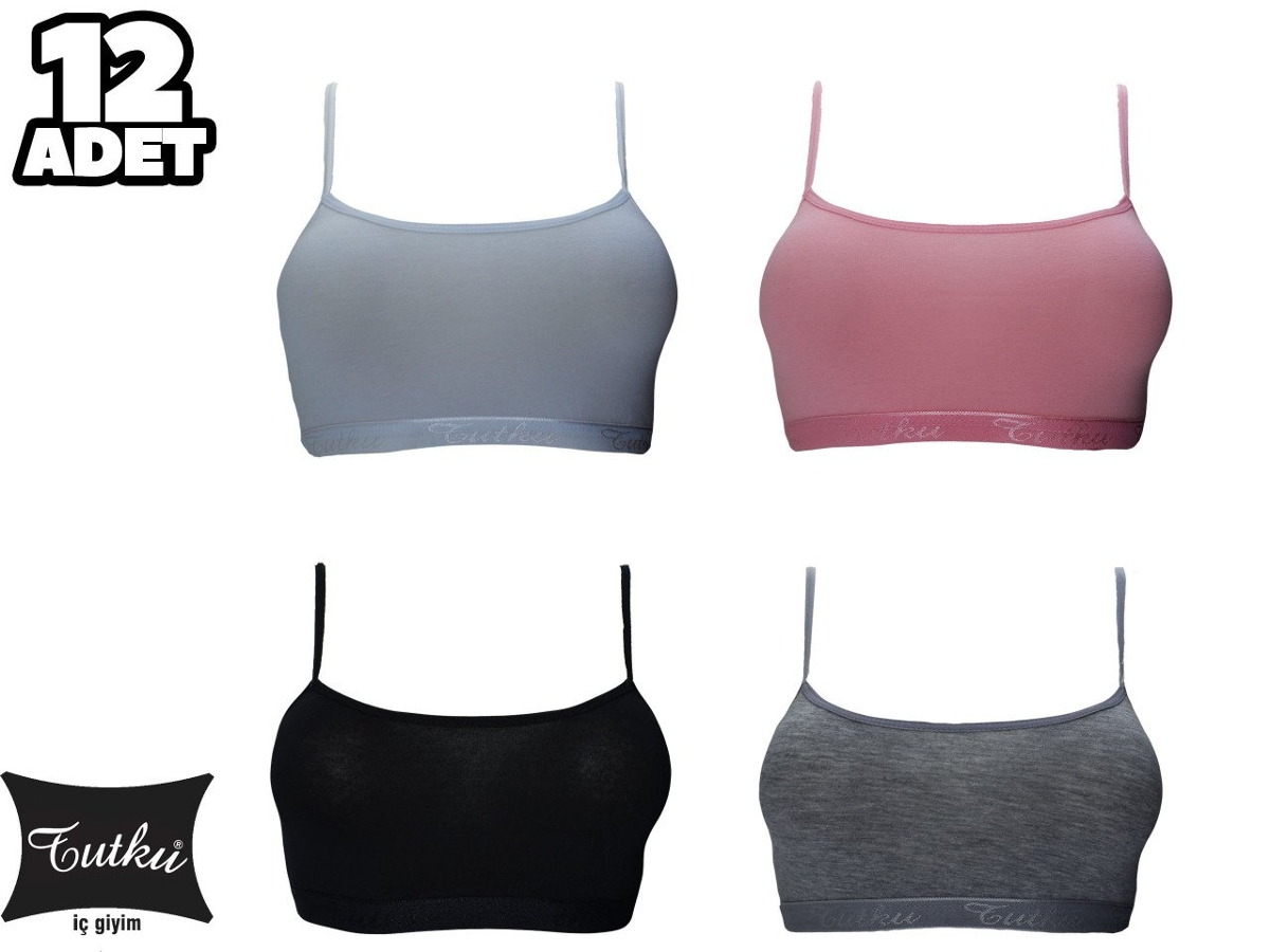 Yumuşak Balensiz Alıştırma Sütyen Tutku 0844 - Asorti