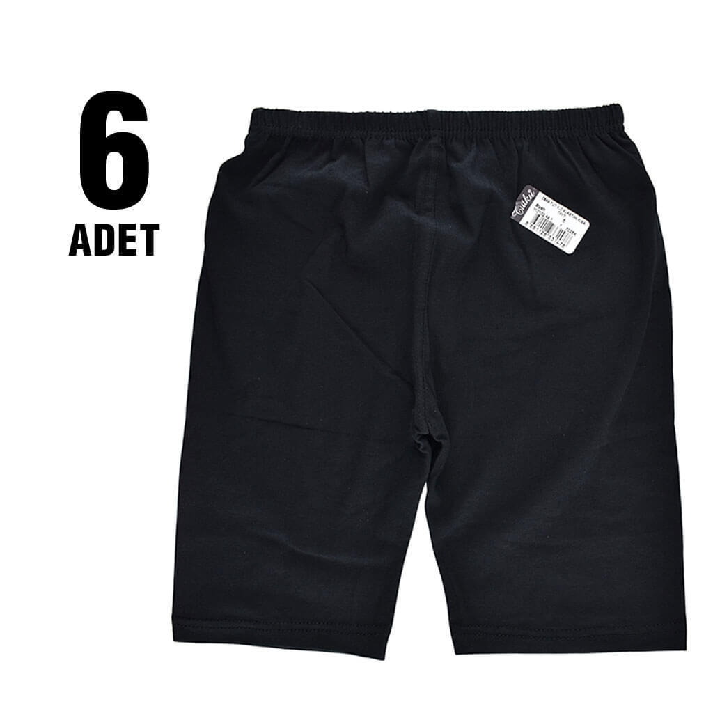 Anti-alerjik Elastan Kısa Kız Çocuk Tayt Tutku 0845 - Siyah