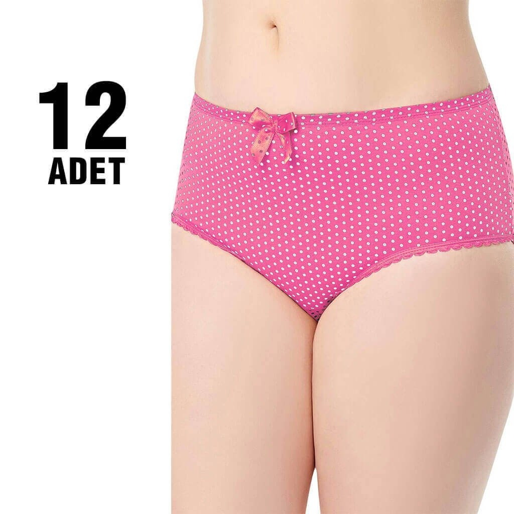 Yüksek Bel Destekli Puantiyeli Kadın Bato Tutku 0933 - Pembe