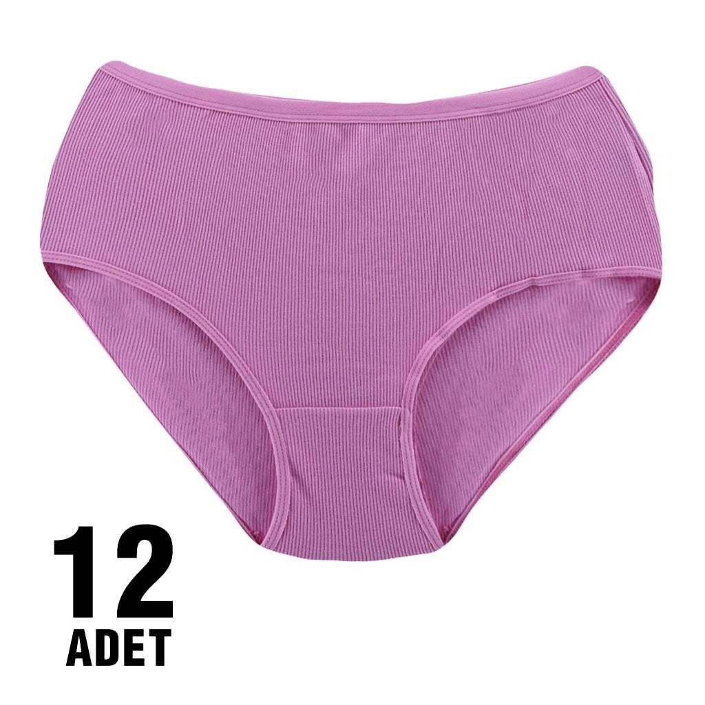 Yüksek Bel Karın Destekli Bato Külot Tutku 0959 - Asorti