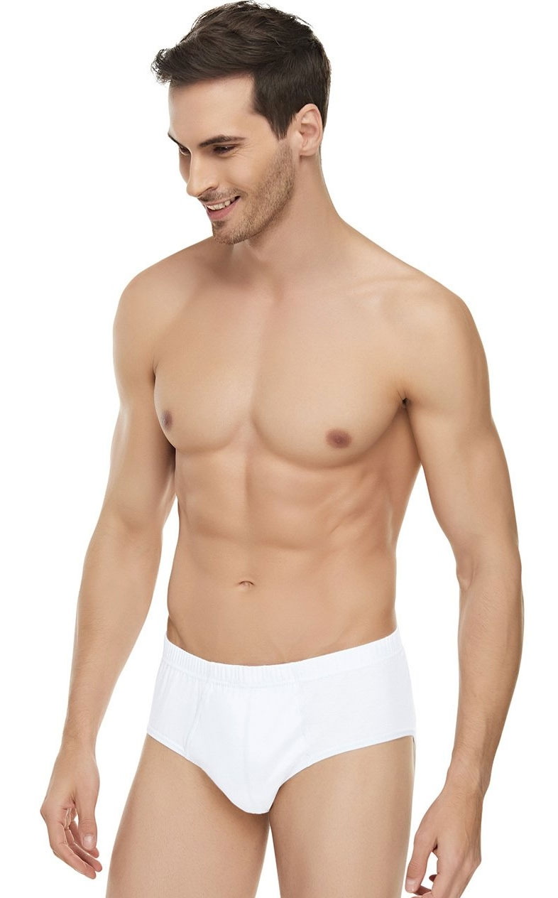 Pamuklu Kompakt Kesim Slip Külot Tutku Elit 1071 - Beyaz