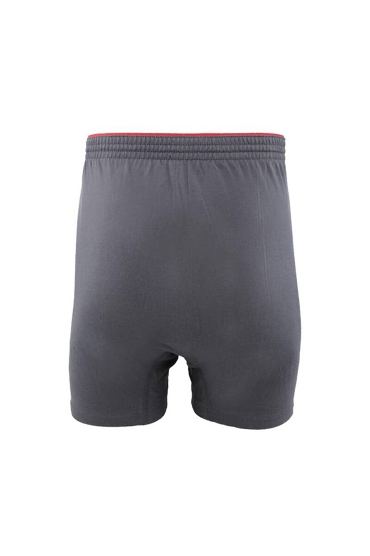 Pamuklu Düz Boxer Esnek Bel Tutku 1101 - Füme