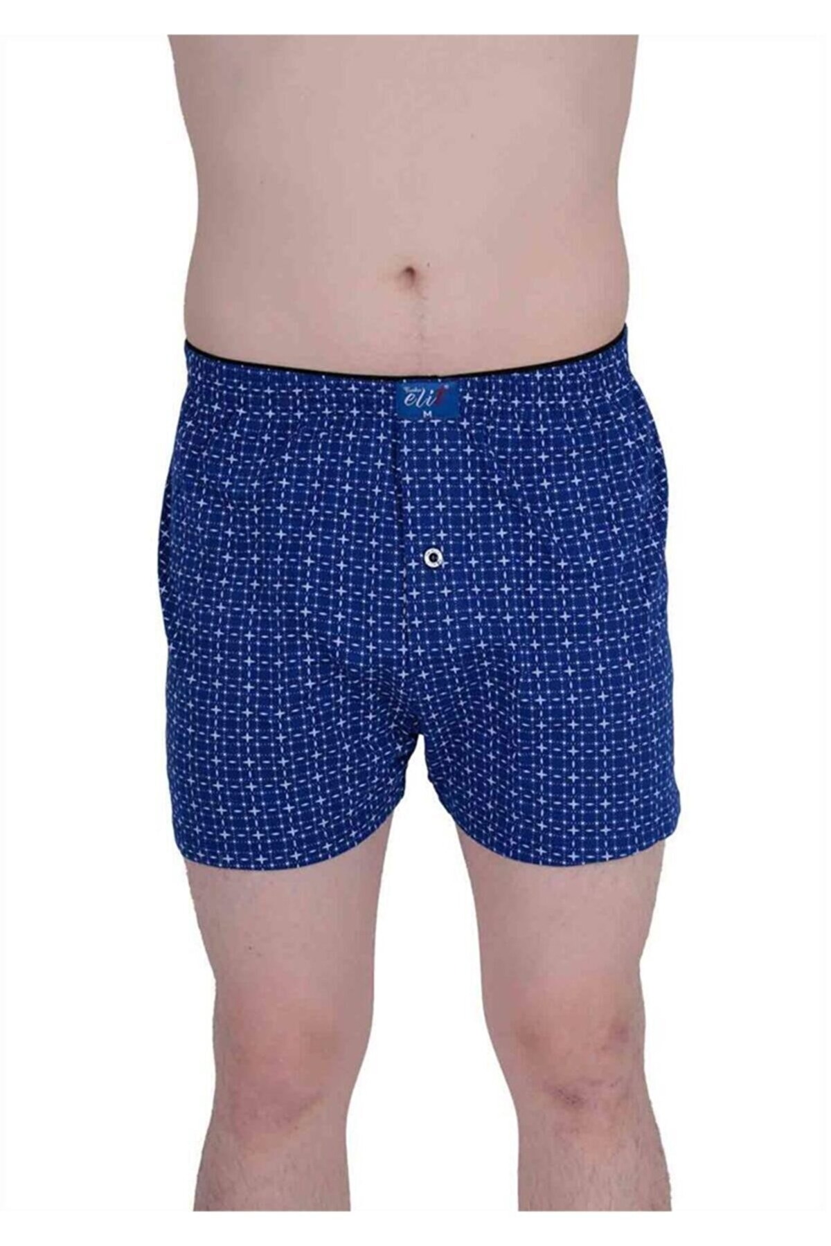 Pamuklu Düz Dikiş Erkek Boxer Tutku 1102 - Lacivert