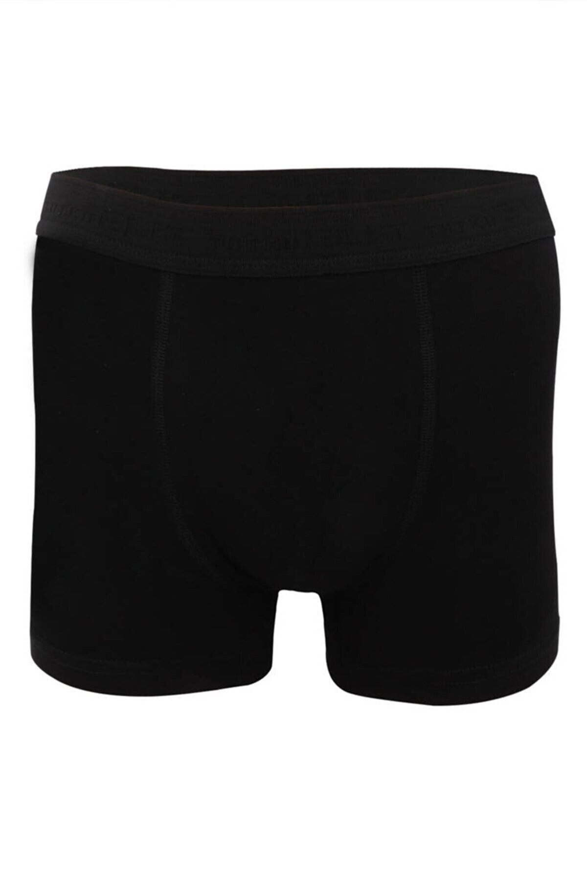 Pamuk Modal Elastan Erkek Boxer Tutku Elit 1251 - Siyah