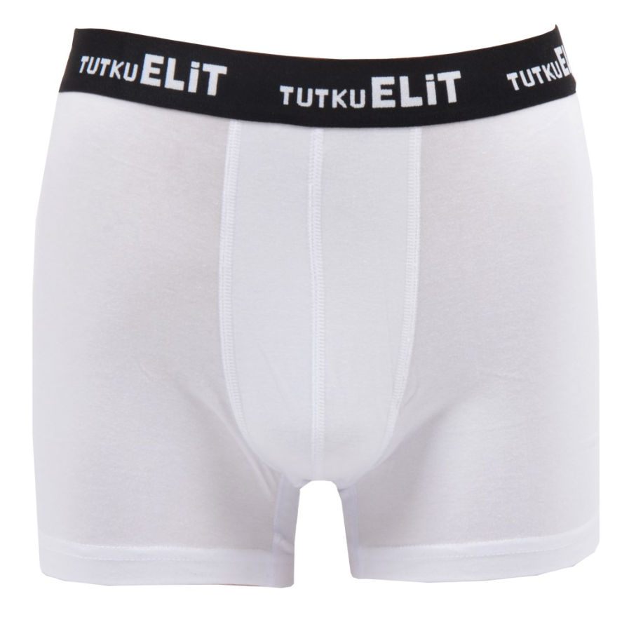Modal Likralı Esnek Bel Boxer Tutku Elit 1252 - Beyaz