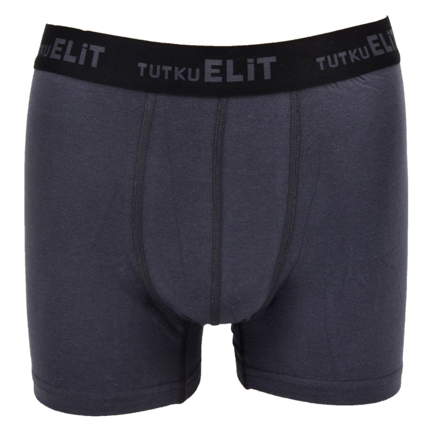 Modal Likralı Esnek Bel Boxer Tutku Elit 1252 - Füme