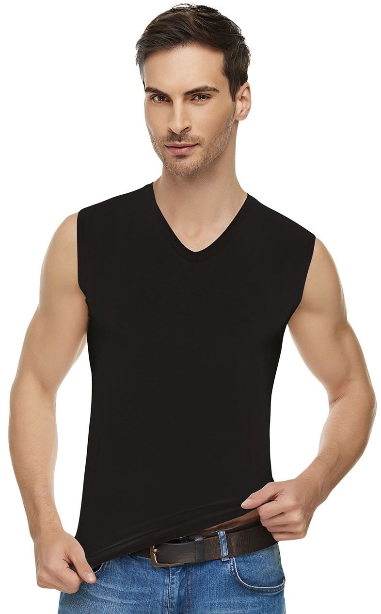 Tutku Elit Pamuklu Ribana V Yaka Sıfır Kol Atlet Tutku Elit 1305