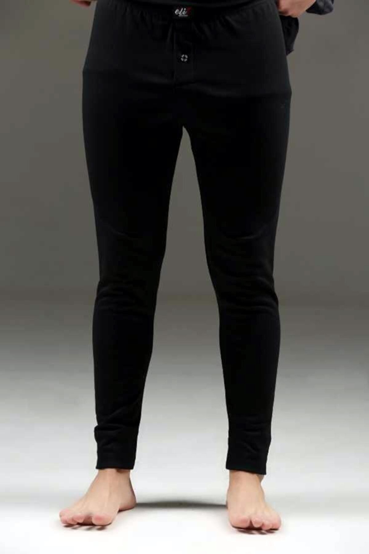 Erkek Termal Alt Fırçalı İç Yüzey Polyester Elastan Tutku 1306 - Siyah