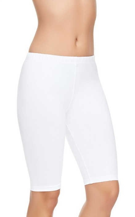 Yüksek Bel Esnek Kadın Kısa Tayt Tutku Elit 2103 - Beyaz