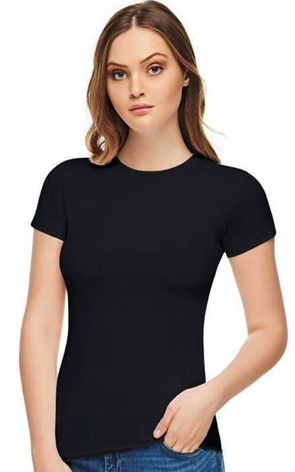 Pamuklu Esnek Yarım Kol Body Tutku Elit 2202 - Siyah