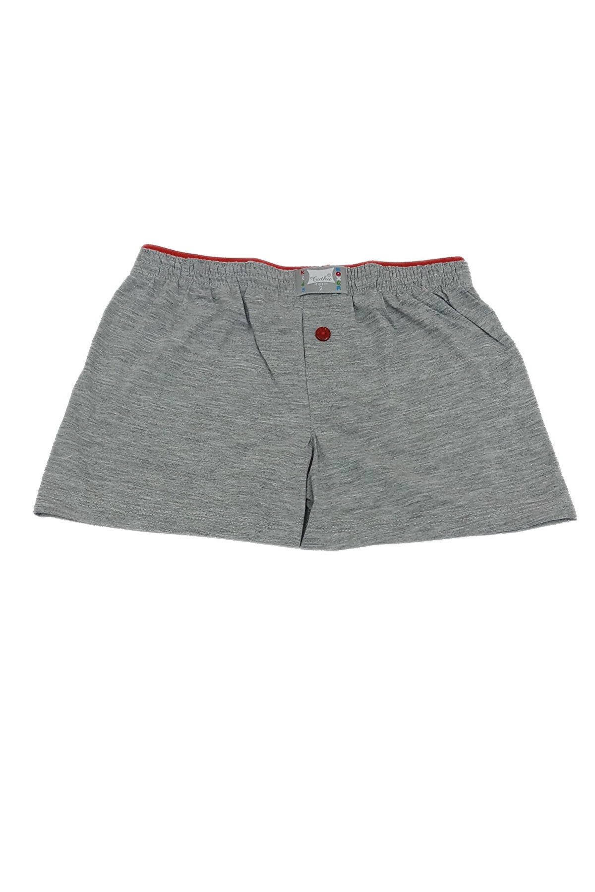 Tutku Pamuklu Doku ve Esnek Bel Lastiği Erkek Çocuk Boxer Tutku 0139 - Görsel 4