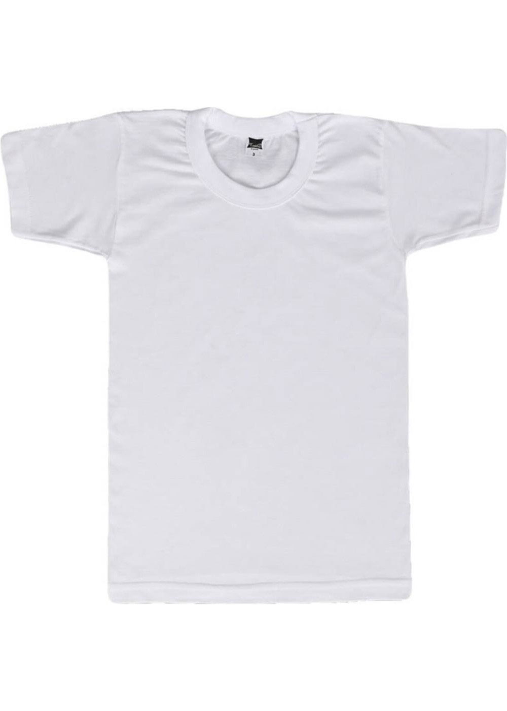 Pamuklu Yumuşak Sıfır Yaka Atlet Tutku 0128 - Beyaz