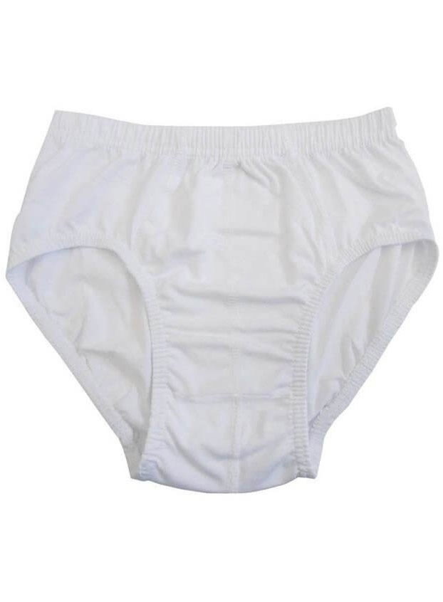 Pamuklu Lastik Konforu Erkek Çocuk Slip Külot Tutku 0131 - Beyaz