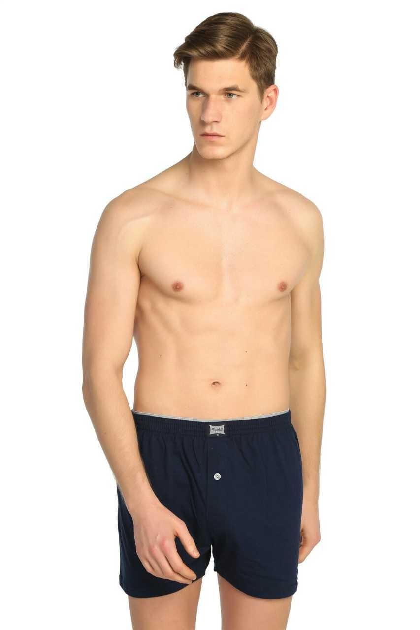 Pamuklu Esnek Bel Lastik Boxer Tutku 0117 - Lacivert