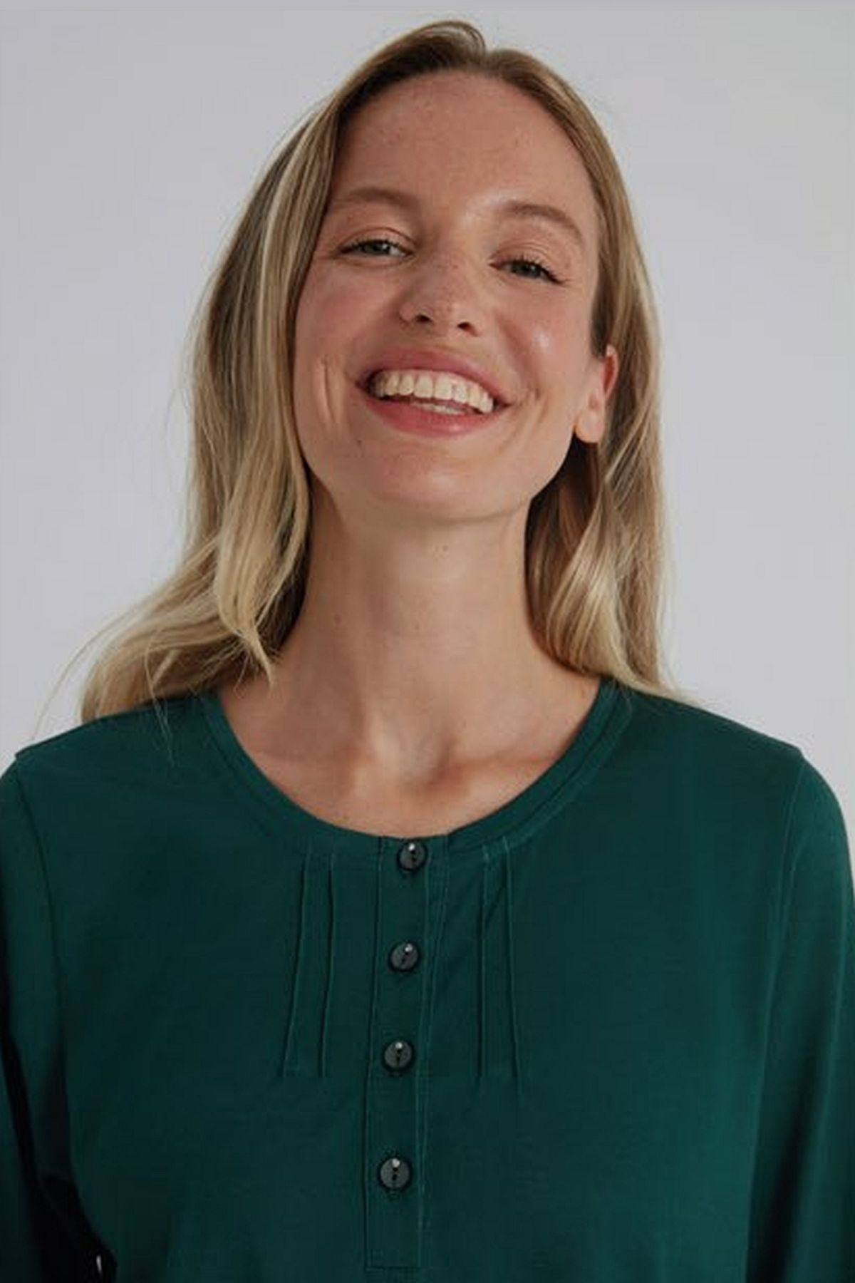 Eros Uzun Kollu Patlı Kadın Pijama Takımı Eros 31502 - Görsel 2