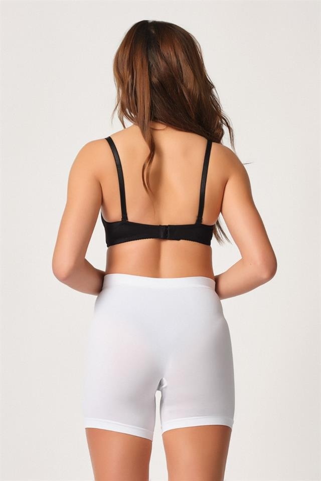 Uzun Paçalı Konforlu Boxer Emay 3003 - Beyaz