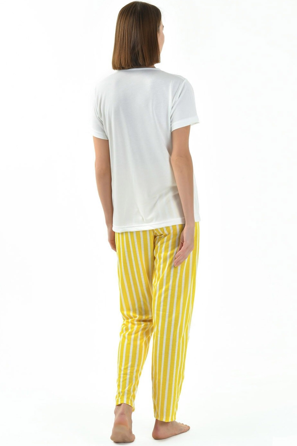 Yeni İnci Viskon Yazlık Kadın Pijama Takımı Yeni İnci 1799 - Görsel 2