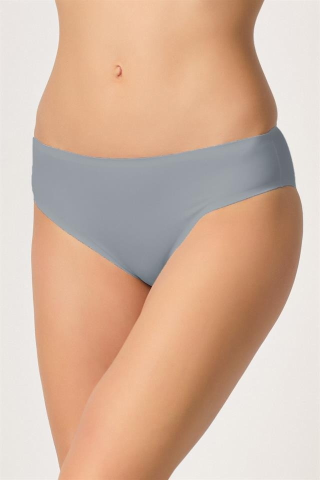 Yüksek Pamuk Oranı Lazer Kesim Slip Külot Emay 2803 - Vizon