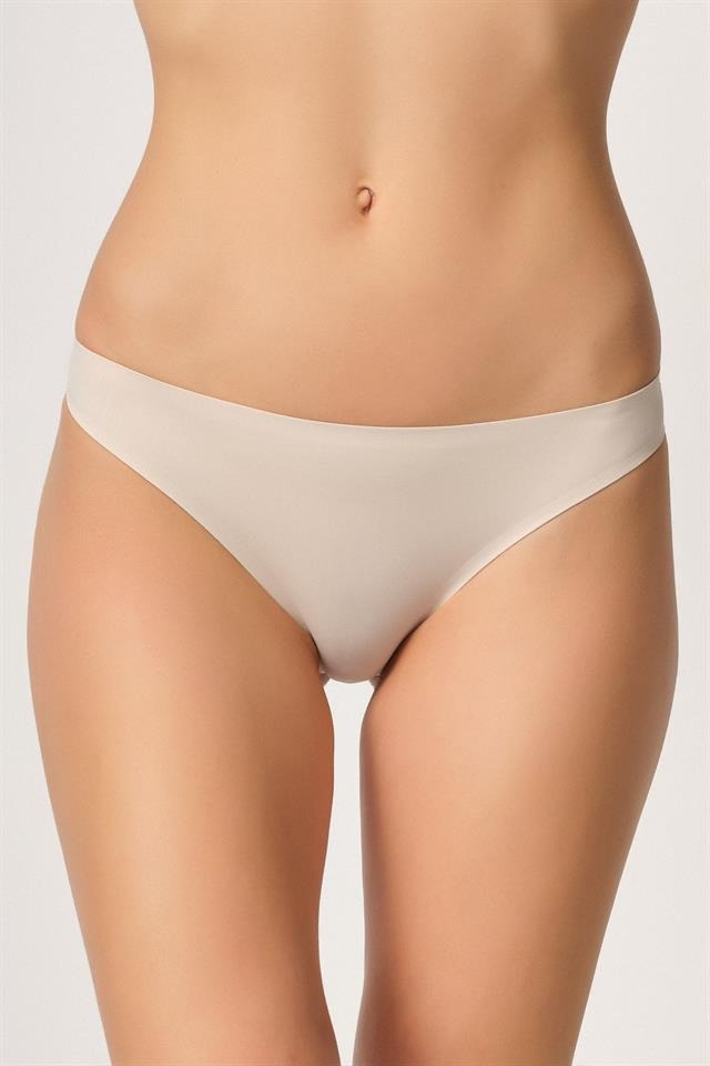 Yapıştırma Lazer Kesim String Külot Emay 2802 - Ten