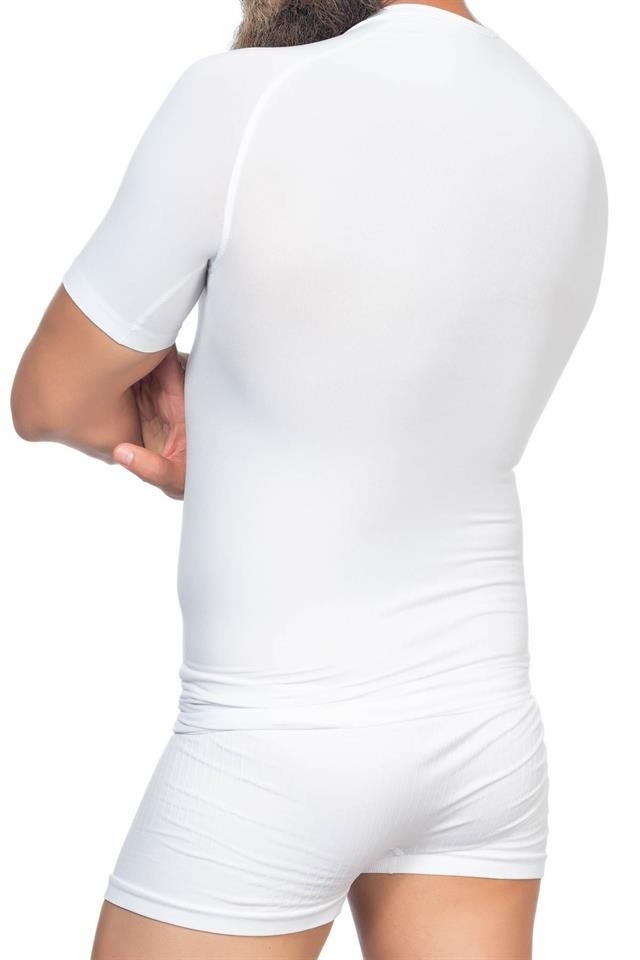 Yarım Kol Korse Atlet Polyamide Elastan Emay 1010 - Beyaz