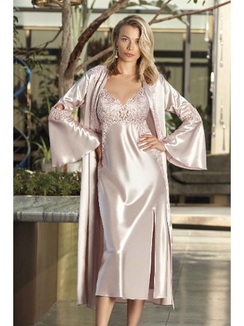 Saten Kumaşlı 6'lı Gelin Çeyiz Takımı Nurteks 6696