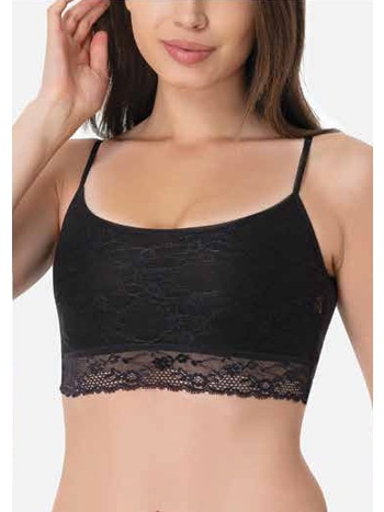 Dantel Detaylı Pedli Askılı Büstiyer İMER 2605