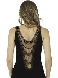 Siyah Likralı Dantelli Atlet HMD 2455