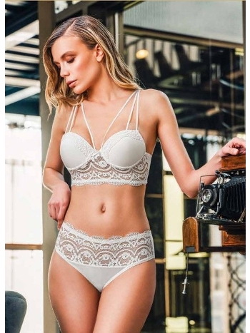 Dantel İşlemeli Destekli Sütyen Takım Büşra 362