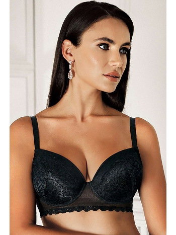 Desteksiz Sütyen Dantelli New Bra Lingerie 3019