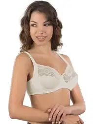 Dantelli Full Cup Toparlayıcı Sütyen Emay 165