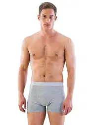 Esnek Bel Lastiği Pamuklu Boxer Emay 6800
