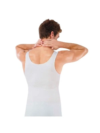 Pamuklu Ribana Beyaz Erkek Atlet Form Time 6200 - 2