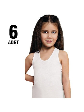 Geniş Askılı Pamuklu Kız Çocuk Atlet Güryıldız 27215