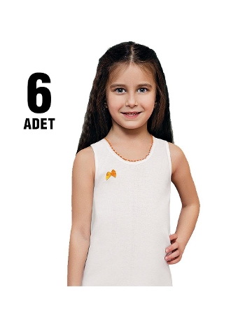Geniş Askılı Pamuklu Atlet Kız Çocuk Güryıldız 27309