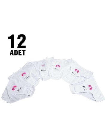 %100 Pamuk Kaplı İnce Bel Kız Çocuk Külot Güryıldız 27601