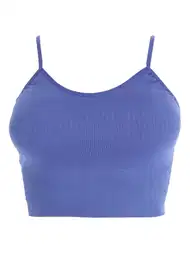 İp Askılı Fitilli Crop Fit Büstiyer Siyah Form Angel 5702