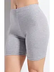 Yüksek Bel Esnek Pamuk Lycra Kısa Tayt Kolcu 3042