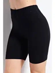 Yüksek Bel Lycra Pamuklu Kısa Tayt Kolcu 3041