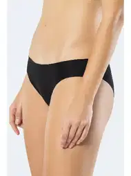 Pamuklu Lazer Kesim Bikini Külot Siyah Türen 907