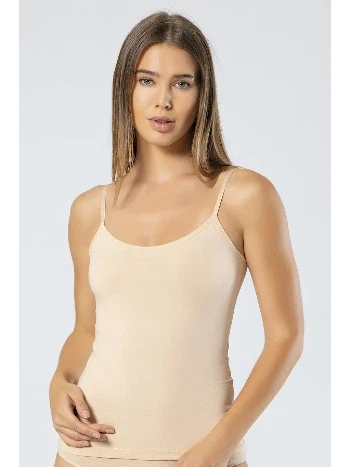 Pamuklu Likralı İp Askılı Atlet Türen 970