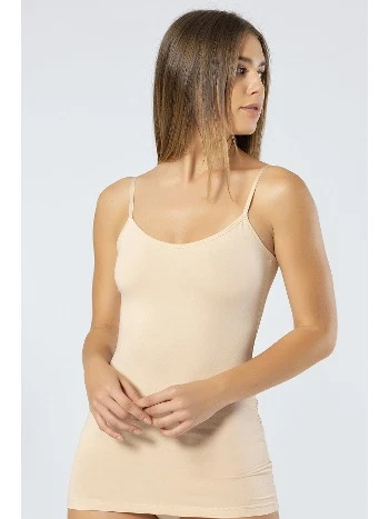 Pamuklu Uzun Askılı Atlet Esnek Türken 915