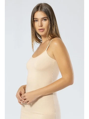 Pamuklu Uzun Askılı Atlet Esnek Türken 915 - 2