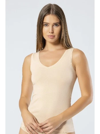 Pamuklu Nefes Alabilen V Yaka Kadın Atlet Türen 913