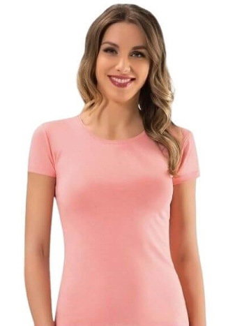 Yarım Kollu Tek Parça Body Esnek Kota 6022