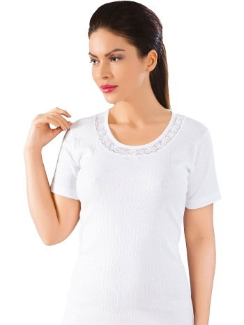 Nefes Alan Pamuklu Kısa Kol Atlet Lüx DRM 066