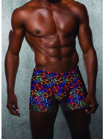 Modal Çok Renkli Baskılı Erkek Boxer Doreanse 1797